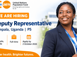 UNFPA Deputy Representative (P5) Job Opportunity in Kampala, Uganda | Apply by 2 October 2026 unfpa-deputy-representative-(p5)-job-opportunity-in-kampala,-uganda-|-apply-by-2-october-2026