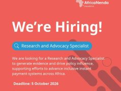 AfricaNenda seeks a Research and Advocacy Specialist: Apply for a Policy and Digital Finance Role in Africa 2026 africanenda-seeks-a-research-and-advocacy-specialist:-apply-for-a-policy-and-digital-finance-role-in-africa-2026