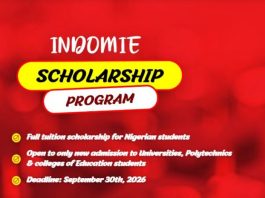 Indomie Scholarship Program 2026 (Fully-funded) indomie-scholarship-program-2026-(fully-funded)