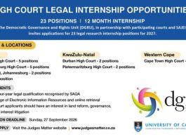 2027 Legal Internships in South Africa: 23 Opportunities with R9,000 Monthly Stipend 2027-legal-internships-in-south-africa:-23-opportunities-with-r9,000-monthly-stipend