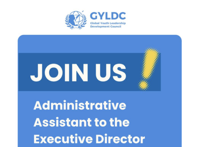 hot-remote-job:-global-youth-leadership-development-council-(gyldc)-administrative-assistant-to-the-executive-director