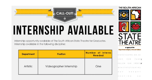 south-african-state-theatre-(sast)-videographer-internship-2026:-apply-for-a-12-month-creative-opportunity-(monthly-stipend) south-african-state-theatre-(sast)-videographer-internship-2026:-apply-for-a-12-month-creative-opportunity-(monthly-stipend)