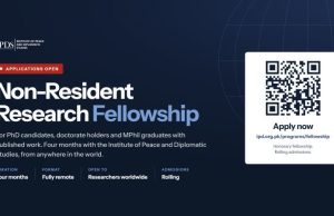 Institute of Peace and Diplomatic Studies is Inviting Applications for IPDS Non-Resident Research Fellowship 2026 | Fully Remote institute-of-peace-and-diplomatic-studies-is-inviting-applications-for-ipds-non-resident-research-fellowship-2026-|-fully-remote