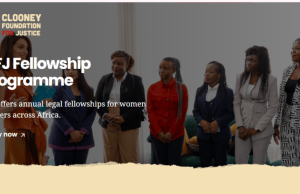 Clooney Foundation for Justice (CFJ) Fellowship Programme 2026: Apply for Legal Fellowships for African Women Lawyers clooney-foundation-for-justice-(cfj)-fellowship-programme-2026:-apply-for-legal-fellowships-for-african-women-lawyers