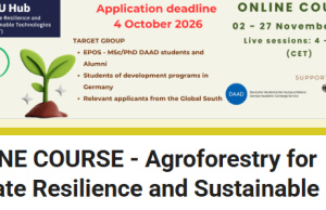 Apply Now for the Agroforestry for Climate Resilience Online Course 2026: Apply by 4 October apply-now-for-the-agroforestry-for-climate-resilience-online-course-2026:-apply-by-4-october
