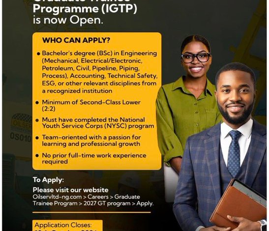 oilserv-2027-ingenious-graduate-trainee-programme oilserv-2027-ingenious-graduate-trainee-programme