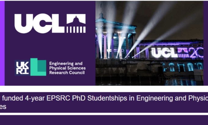 university-college-london-(ucl)-is-offering-50-fully-funded-phds-in-the-uk-—-26,022-stipend-+-tuition-fees-for-4-years:-open-to-home-&-international-applicants