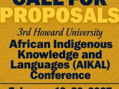 3rd Howard University African Indigenous Knowledge and Languages Conference 2027 3rd-howard-university-african-indigenous-knowledge-and-languages-conference-2027