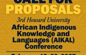 3rd Howard University African Indigenous Knowledge and Languages Conference 2027 3rd-howard-university-african-indigenous-knowledge-and-languages-conference-2027
