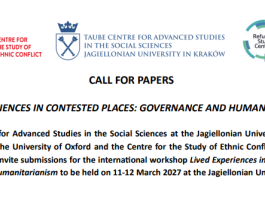 call-for-papers-2027:-international-workshop-on-governance,-migration-&-humanitarianism-in-poland-—-travel-grants-available