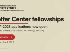 Harvard Belfer Center Fellowships 2027–2028: 14 Research Fellowships Open to Scholars and Professionals — Apply by December 1 harvard-belfer-center-fellowships-2027–2028:-14-research-fellowships-open-to-scholars-and-professionals-—-apply-by-december-1
