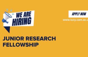 Lucy Cavendish College at the University of Cambridge Junior Research Fellowship 2027: £36,498 Salary + £4,500 Research Allowance for Early Career Researchers lucy-cavendish-college-at-the-university-of-cambridge-junior-research-fellowship-2027:-36,498-salary-+-4,500-research-allowance-for-early-career-researchers