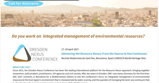 dresden-nexus-conference-2027-in-barcelona:-call-for-abstracts-opens-october-2026-–-prepare-to-apply dresden-nexus-conference-2027-in-barcelona:-call-for-abstracts-opens-october-2026-–-prepare-to-apply