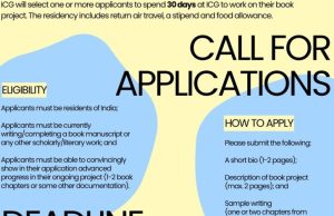 ICG Scholars-in-Residence Programme 2027 – Funded Writing and Research Residency in India icg-scholars-in-residence-programme-2027-–-funded-writing-and-research-residency-in-india