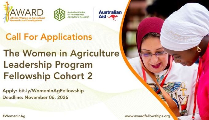 award-women-in-agriculture-leadership-program-2026–2027-|-fellowship-for-african-women-scientists