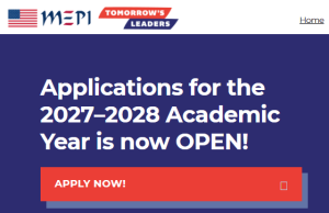 Tomorrow’s Leaders Program 2027–2028: Undergraduate Scholarships for Students from the Middle East and North Africa tomorrow’s-leaders-program-2027–2028:-undergraduate-scholarships-for-students-from-the-middle-east-and-north-africa