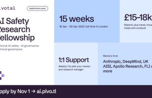 Pivotal AI Safety Research Fellowship 2027 in London: £15,000–£18,000 Stipend and Research Mentorship pivotal-ai-safety-research-fellowship-2027-in-london:-15,000–18,000-stipend-and-research-mentorship