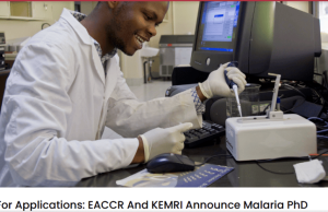 Apply for this Malaria PhD Studentship in Kenya 2026: EACCR and KEMRI Open Applications in Kilifi (Fully Funded) apply-for-this-malaria-phd-studentship-in-kenya-2026:-eaccr-and-kemri-open-applications-in-kilifi-(fully-funded)