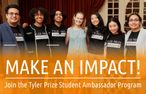 Tyler Prize Student Ambassador 2027 tyler-prize-student-ambassador-2027