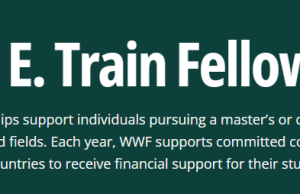 WWF Russell E. Train Fellowships 2026–2027: Conservation Research Funding for Master’s and PhD Students wwf-russell-e.-train-fellowships-2026–2027:-conservation-research-funding-for-master’s-and-phd-students