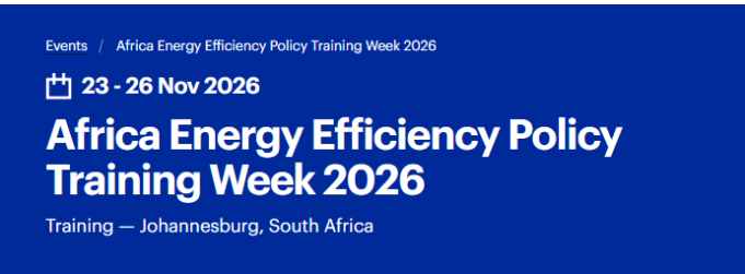 africa-energy-efficiency-policy-training-week-2026-in-south-africa:-free-training-for-energy-policymakers-—-apply-by-23-october