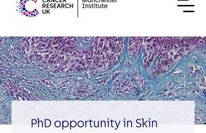 Cancer Research UK Manchester Institute PhD Studentship 2027: Research Skin Cancer, Ageing and Immune Failure cancer-research-uk-manchester-institute-phd-studentship-2027:-research-skin-cancer,-ageing-and-immune-failure