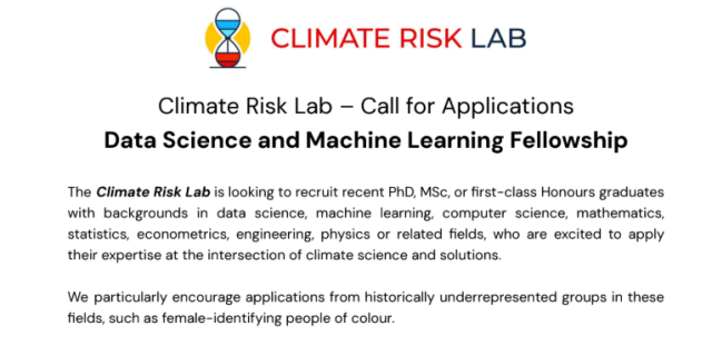 call-for-applications:-climate-risk-lab-fully-funded-data-science-&-machine-learning-fellowship-2027-in-cape-town-–-msc-and-first-class-honours-graduates-invited-to-apply