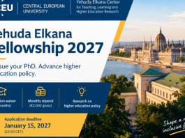 yehuda-elkana-fellowship-2027-at-central-european-university:-fully-funded-phd-opportunity
