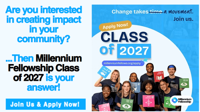 millennium-fellowship-class-of-2026:-5,500+-undergraduate-leaders-advancing-social-impact-worldwide
