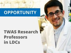 TWAS Research Professors in LDCs 2026/2027 twas-research-professors-in-ldcs-2026/2027