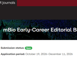 mbio-early-career-editorial-board-2027–2028:-applications-open-for-microbiology-researchers-worldwide