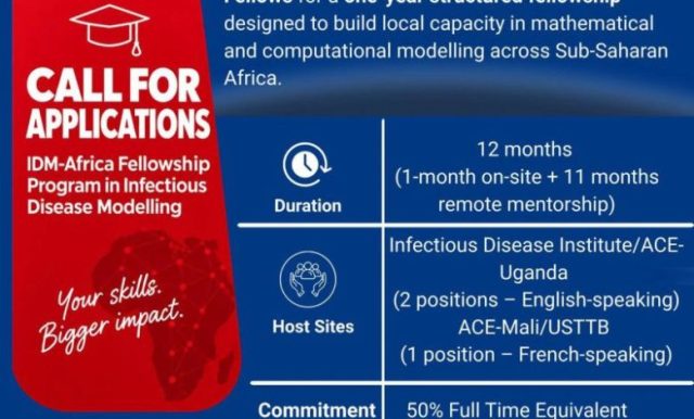 idm-africa-fellowship-programme-2026:-paid-infectious-disease-modelling-fellowship-for-african-researchers-–-apply-before-30-october!