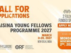 Raisina Young Fellows Programme 2027 (Fully-funded) raisina-young-fellows-programme-2027-(fully-funded)