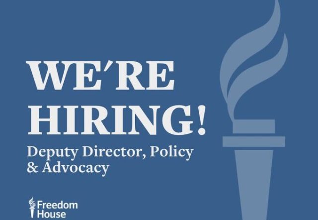 freedom-house-deputy-director,-policy-&-advocacy-2026:-salary-up-to-$130,000