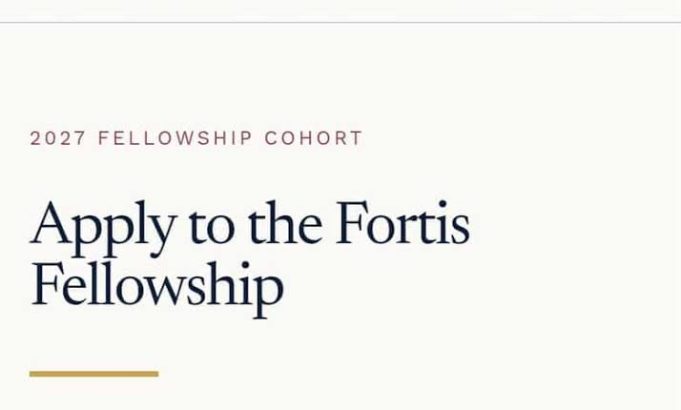fortis-fellowship-2027:-applications-open-for-emerging-leaders-worldwide fortis-fellowship-2027:-applications-open-for-emerging-leaders-worldwide